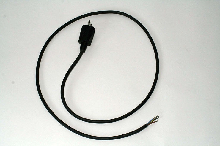 Napájecí kabel s vidlicí,bez přístrojové zásuvky,FHR/GHR 500,