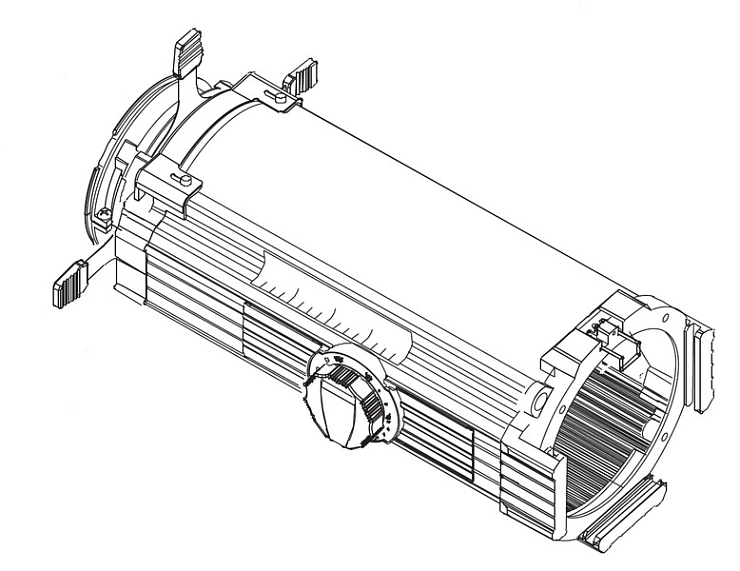 15°-30° Standard Zoom lens tube