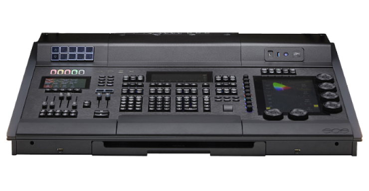 Apex Processor 24K lighting control desk with Schuko/UK power cables