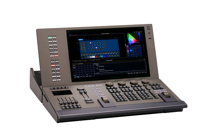 Gio @5 Console, 24,576 Outputs with Schuko/UK power cables