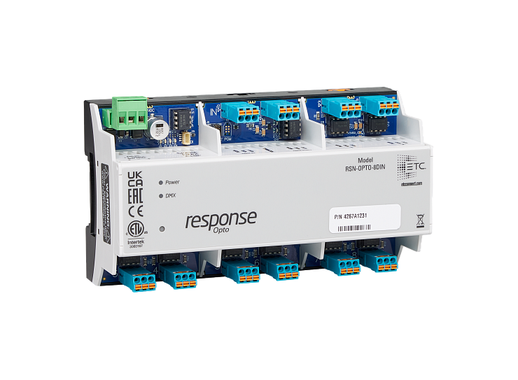 Response Opto-Splitter - 8 Port DIN rail mounted