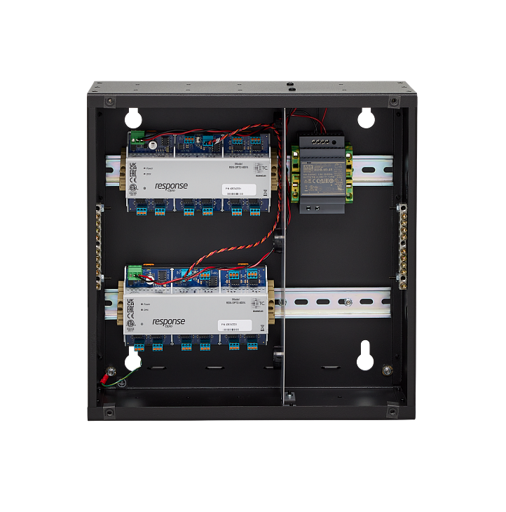 Response Opto-Splitter - DIN Box with dual splitter and power supply
