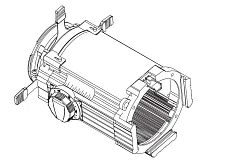 Zoom 25-50° Lens Tube, Black
