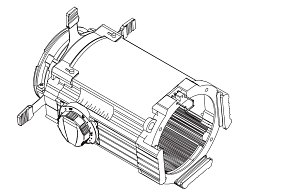 Zoom 25-50° Lens Tube, Black