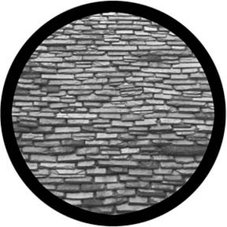 gobo 81180 - Slate Roof