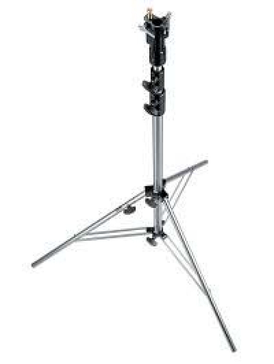 stativ 007BUAC,Black Alu, Senior Stand, výška 124-315cm, zatížení12kg, Manfrotto